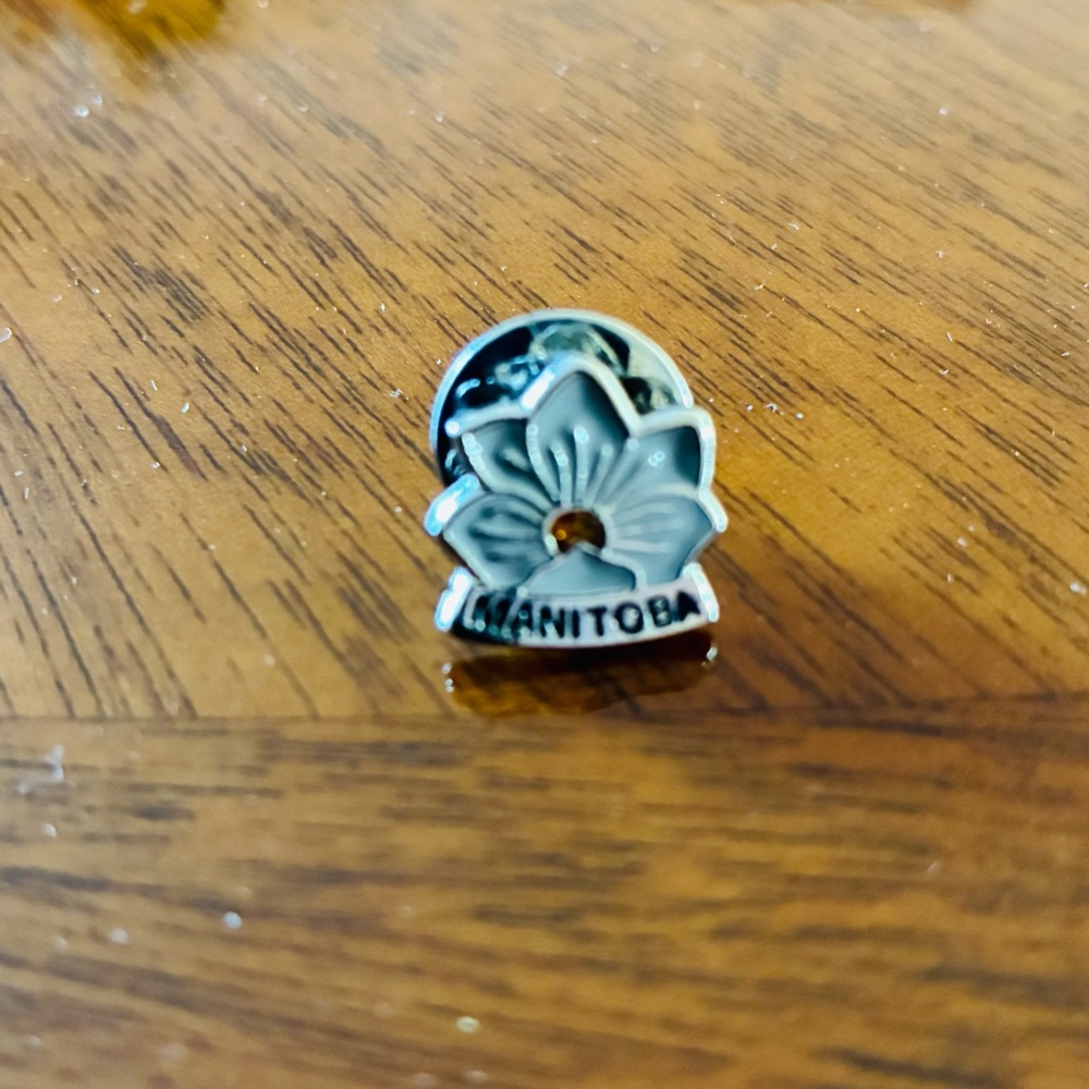 Manitoba Flower Enamel Pin